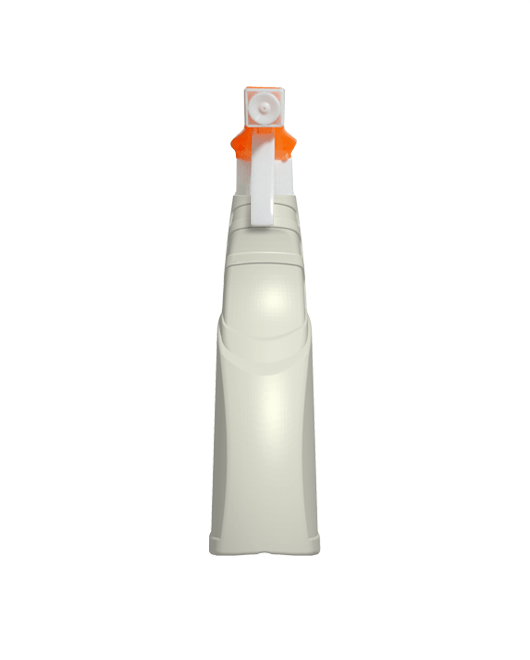Бутылка пластиковая с триггером распылителем 500 мл вид сзади